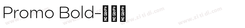 Promo Bold字体转换